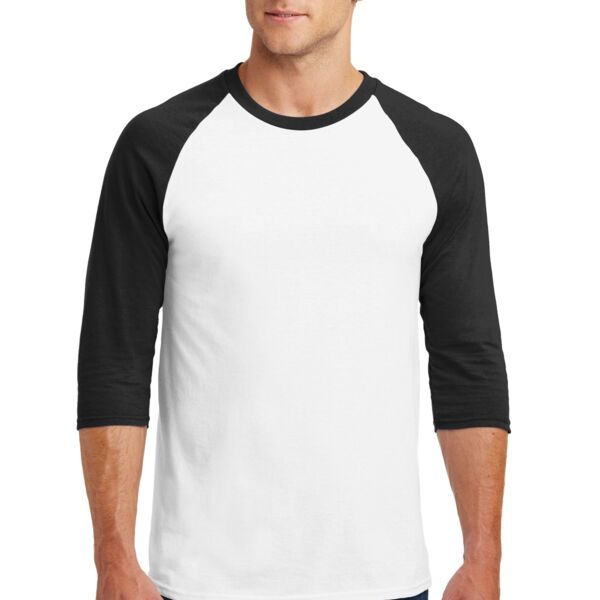 Volleyball Adult 3/4 Sleeve Raglan T Shirt Thumbnail