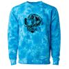 Unisex Midweight Tie-Dyed Crewneck Sweatshirt Thumbnail