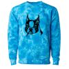 Unisex Midweight Tie-Dyed Crewneck Sweatshirt Thumbnail