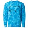 Unisex Midweight Tie-Dyed Crewneck Sweatshirt Thumbnail
