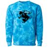 Unisex Midweight Tie-Dyed Crewneck Sweatshirt Thumbnail