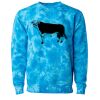 Unisex Midweight Tie-Dyed Crewneck Sweatshirt Thumbnail