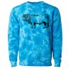 Unisex Midweight Tie-Dyed Crewneck Sweatshirt Thumbnail
