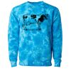 Unisex Midweight Tie-Dyed Crewneck Sweatshirt Thumbnail
