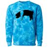 Unisex Midweight Tie-Dyed Crewneck Sweatshirt Thumbnail