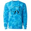 Unisex Midweight Tie-Dyed Crewneck Sweatshirt Thumbnail