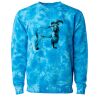 Unisex Midweight Tie-Dyed Crewneck Sweatshirt Thumbnail