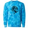 Unisex Midweight Tie-Dyed Crewneck Sweatshirt Thumbnail