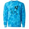 Unisex Midweight Tie-Dyed Crewneck Sweatshirt Thumbnail