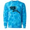 Unisex Midweight Tie-Dyed Crewneck Sweatshirt Thumbnail