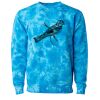 Unisex Midweight Tie-Dyed Crewneck Sweatshirt Thumbnail