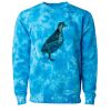 Unisex Midweight Tie-Dyed Crewneck Sweatshirt Thumbnail