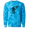 Unisex Midweight Tie-Dyed Crewneck Sweatshirt Thumbnail