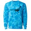Unisex Midweight Tie-Dyed Crewneck Sweatshirt Thumbnail