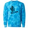 Unisex Midweight Tie-Dyed Crewneck Sweatshirt Thumbnail