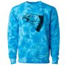 Unisex Midweight Tie-Dyed Crewneck Sweatshirt Thumbnail