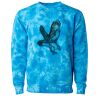 Unisex Midweight Tie-Dyed Crewneck Sweatshirt Thumbnail
