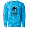 Unisex Midweight Tie-Dyed Crewneck Sweatshirt Thumbnail