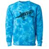 Unisex Midweight Tie-Dyed Crewneck Sweatshirt Thumbnail