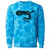 Unisex Midweight Tie-Dyed Crewneck Sweatshirt Thumbnail