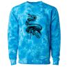Unisex Midweight Tie-Dyed Crewneck Sweatshirt Thumbnail