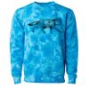 Unisex Midweight Tie-Dyed Crewneck Sweatshirt Thumbnail