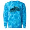 Unisex Midweight Tie-Dyed Crewneck Sweatshirt Thumbnail