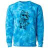 Unisex Midweight Tie-Dyed Crewneck Sweatshirt Thumbnail