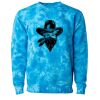 Unisex Midweight Tie-Dyed Crewneck Sweatshirt Thumbnail
