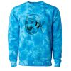 Unisex Midweight Tie-Dyed Crewneck Sweatshirt Thumbnail