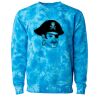 Unisex Midweight Tie-Dyed Crewneck Sweatshirt Thumbnail