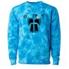 Unisex Midweight Tie-Dyed Crewneck Sweatshirt Thumbnail