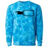 Unisex Midweight Tie-Dyed Crewneck Sweatshirt Thumbnail