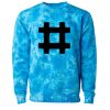 Unisex Midweight Tie-Dyed Crewneck Sweatshirt Thumbnail