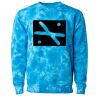 Unisex Midweight Tie-Dyed Crewneck Sweatshirt Thumbnail