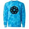 Unisex Midweight Tie-Dyed Crewneck Sweatshirt Thumbnail