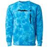 Unisex Midweight Tie-Dyed Crewneck Sweatshirt Thumbnail