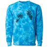 Unisex Midweight Tie-Dyed Crewneck Sweatshirt Thumbnail
