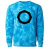 Unisex Midweight Tie-Dyed Crewneck Sweatshirt Thumbnail