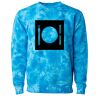 Unisex Midweight Tie-Dyed Crewneck Sweatshirt Thumbnail