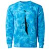 Unisex Midweight Tie-Dyed Crewneck Sweatshirt Thumbnail