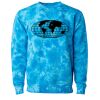 Unisex Midweight Tie-Dyed Crewneck Sweatshirt Thumbnail