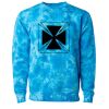 Unisex Midweight Tie-Dyed Crewneck Sweatshirt Thumbnail