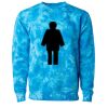 Unisex Midweight Tie-Dyed Crewneck Sweatshirt Thumbnail