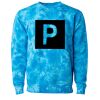 Unisex Midweight Tie-Dyed Crewneck Sweatshirt Thumbnail