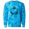 Unisex Midweight Tie-Dyed Crewneck Sweatshirt Thumbnail