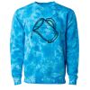 Unisex Midweight Tie-Dyed Crewneck Sweatshirt Thumbnail