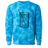 Unisex Midweight Tie-Dyed Crewneck Sweatshirt Thumbnail