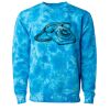 Unisex Midweight Tie-Dyed Crewneck Sweatshirt Thumbnail