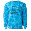 Unisex Midweight Tie-Dyed Crewneck Sweatshirt Thumbnail